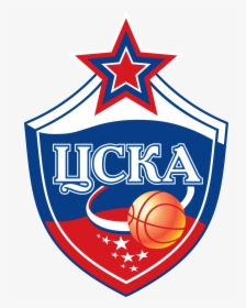 Vector Emblem Of The Basketball Club Cska, HD Png Download, Free Download