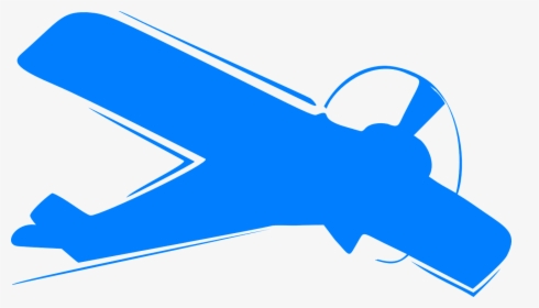 Blue Plane Silhouette , Png Download - War Plane Vector Png, Transparent Png, Free Download