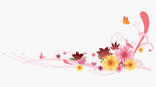 Flower Design Background Png, Transparent Png, Free Download