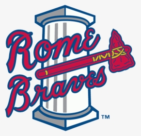 Rome Braves Logo - Rome Braves Logo Png, Transparent Png, Free Download