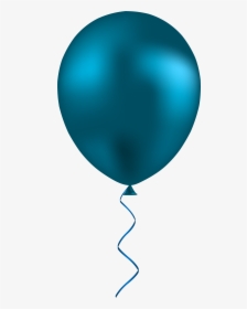 Blue Balloon Png Clip Art - Light Blue Balloon Png, Transparent Png, Free Download