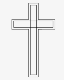 How To Draw Cross - Draw A Cross, HD Png Download, Free Download
