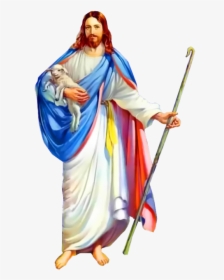 Christ Png File - Jesus As Shepherd Png, Transparent Png, Free Download
