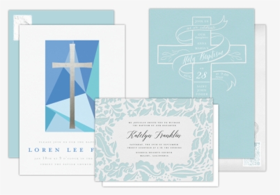 Baptism Invitations - Christian Cross, HD Png Download, Free Download