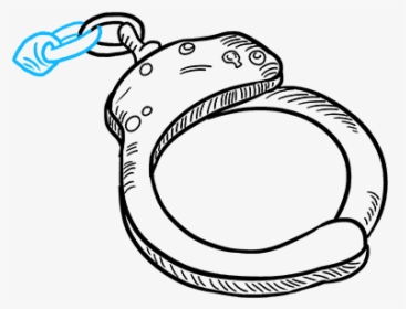 How To Draw Handcuffs - Circle, HD Png Download, Free Download