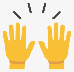 Transparent Boi Hand Emoji Png - Raising Hands Emoji Png, Png Download, Free Download