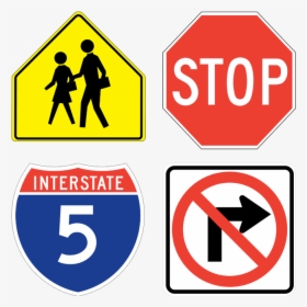 Standard Street Signs - Real Object Of Octagon, HD Png Download - kindpng