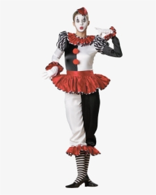 Clown Png Image - Black And White Female Clown, Transparent Png, Free Download
