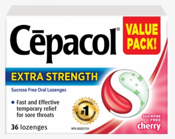 Thumb Image - Cepacol Extra Strength Cherry, HD Png Download, Free Download