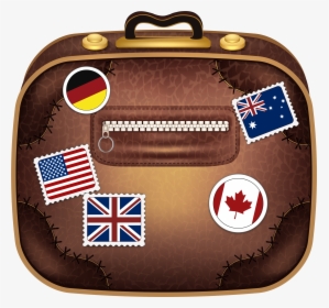 Passport Ticket And Suitcase, HD Png Download, Free Download