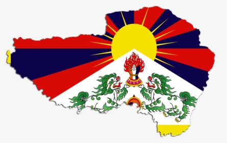 The National Flag Of Tibet - Tibetan Flag, HD Png Download, Free Download