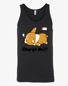 Immortal Unisex Corgi Cute Puppy Low Battery Funny - Lake Titicaca Motorboat Champion, HD Png Download, Free Download
