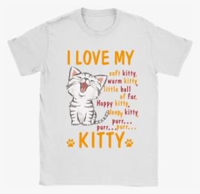 I Love My Kitty For Cat Lover Cute Cat Shirts - Active Shirt, HD Png Download, Free Download