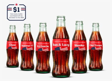 Uso Personalized Coke Bottles Or Cans Share A Coke - Coca Cola Bottle, HD Png Download, Free Download