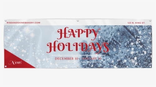 Happy Holidays Banner Template - Flag, HD Png Download, Free Download