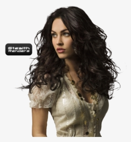 Discover Ideas About Megan Fox Style - Megan Fox With Curly Hair, HD Png Download, Free Download