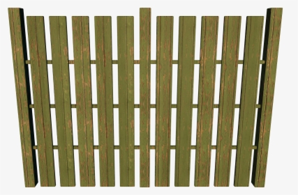 Fence Wood Isolated Free Photo - גדר לגינה, HD Png Download, Free Download