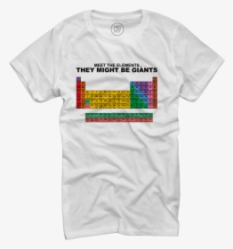 Meet The Elements Of Tmbg Women"s T-shirt On White - They Might Be Giants Elements Shirt, HD Png Download, Free Download