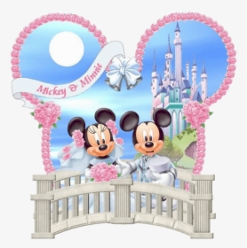 Mickey And Minnie At Castle, HD Png Download, Free Download