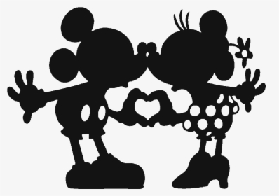 Php5 Disney Diy, Disney Crafts, Disney Trips - Mickey And Minnie Mouse Silhouette, HD Png Download, Free Download