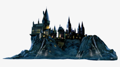 Hogwarts Castle Silhouette Png, Transparent Png, Free Download