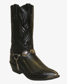 Men"s Sage Cowboy Boots With Concho Bracelet Black - Rock N Roll Cowboy Boots, HD Png Download, Free Download