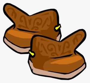 Club Penguin Rewritten Wiki - Club Penguin Cowboy Boots, HD Png Download, Free Download