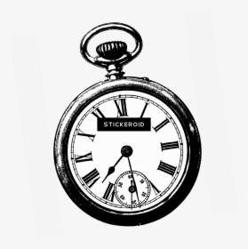 Clock Png Image Clipart , Png Download - Old Pocket Watch Drawing, Transparent Png, Free Download