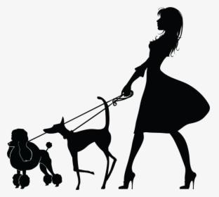 Family Clipart Silhouette Dog, HD Png Download, Free Download