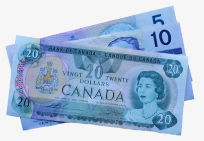 5, 10, And 20 Canadian Dollar Notes Png Image - Canadian Dollar Photo Download, Transparent Png, Free Download