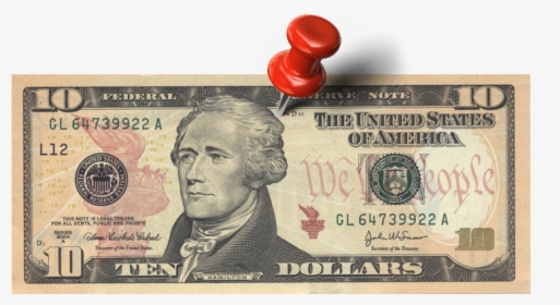 10 Dollar Bill 2010, HD Png Download, Free Download