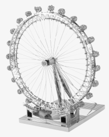 Metal Earth Iconx London Eye - London Ferris Wheel Png, Transparent Png, Free Download