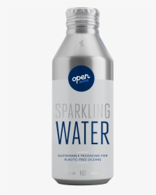 Open Water Sparkling Water In Aluminum Bottle, HD Png Download, Free Download