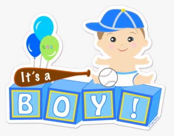 Itu0027s A Baby Boy - Its A Boy Clipart Png, Transparent Png, Free Download