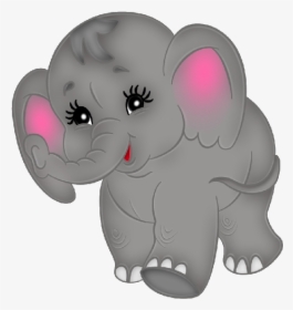 Baby Elephant Cartoon Free Download Clip Art Free Clip - Baby Cartoon Cute Elephant, HD Png Download, Free Download