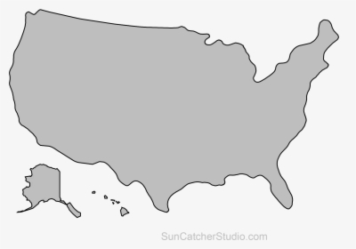 United States Outline, HD Png Download, Free Download