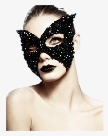 Transparent Black Masquerade Mask Png - Black Dior Masquerade Mask, Png Download, Free Download