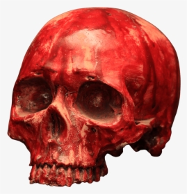 Bloody Resin Skull - Bloody Skull Png, Transparent Png, Free Download