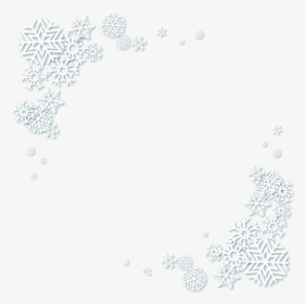 #ftestickers #snow #snowflakes #borders #aesthetic - Illustration, HD Png Download, Free Download