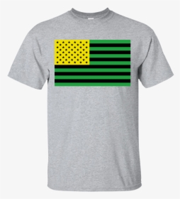 Usa Flag With Jamaica Flag Colors - T-shirt, HD Png Download, Free Download