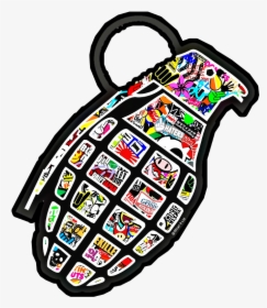 #stickerbomb #sticker #bomb #cartoon #brands #skater, HD Png Download, Free Download