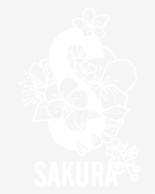 Sakura Logo Wht 03, HD Png Download, Free Download