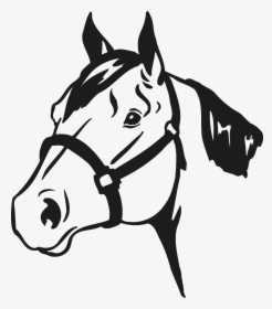 Horse Head Silhouette Png - 4 H Horse Logo, Transparent Png, Free Download
