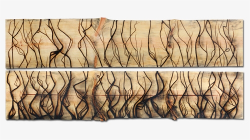 Burnt Panel Diptych No - Plywood, HD Png Download, Free Download