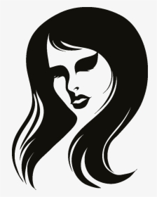 Female Head Silhouettes Png - Dibujo De Mujer Vintage, Transparent Png, Free Download