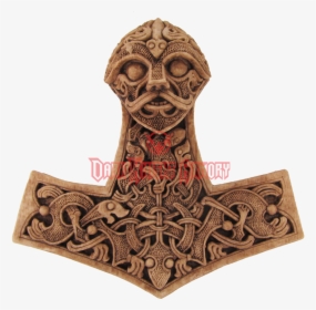 Thor Hammer Png , Png Download - Norse Carving Art, Transparent Png, Free Download