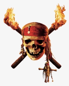 Pirate Skull Png Image - Pirates Of The Caribbean Dead Man's Chest Logo, Transparent Png, Free Download