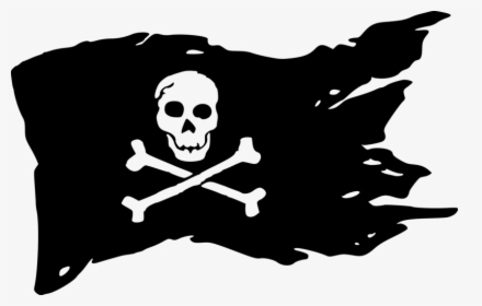 Flag Background Pirate Transparent - Pirate Flag Transparent Background, HD Png Download, Free Download