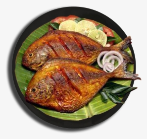 Fish Fry Png Image Black And White Stock - Non Veg Food Item, Transparent Png, Free Download