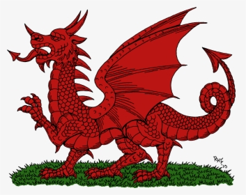 Red Dragon Of Wales - Welsh Dragon Transparent Background, HD Png Download, Free Download